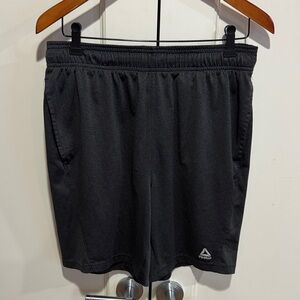 Reebok Men's Charcoal Athletic Shorts